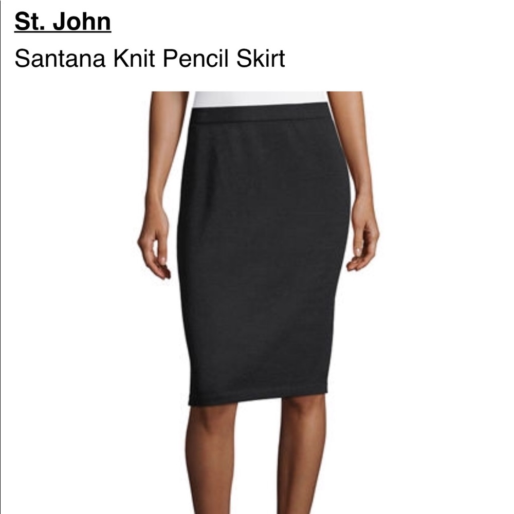 St John Wool Pencil Skirt